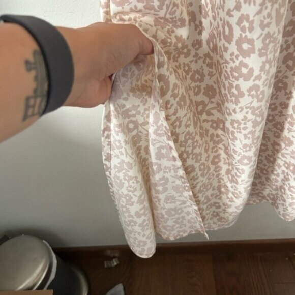 A New Day Apron Cream  and Floral Slip Dress - Picture 3 of 4